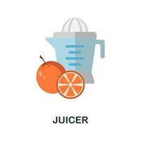 Juicer icon. Simple element from kitchen appliances collection. Creative Juicer icon for web design, templates, infographics and more vector