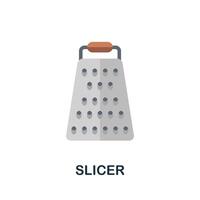 Slicer icon. Simple element from kitchen appliances collection. Creative Slicer icon for web design, templates, infographics and more vector