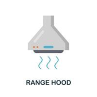 Range Hood icon. Simple element from kitchen appliances collection. Creative Range Hood icon for web design, templates, infographics and more vector