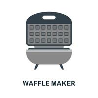 Waffle Maker icon. Simple element from kitchen appliances collection. Creative Waffle Maker icon for web design, templates, infographics and more vector