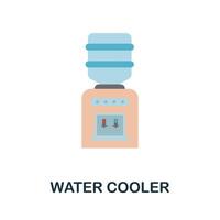 Water Cooler icon. Simple element from kitchen appliances collection. Creative Water Cooler icon for web design, templates, infographics and more vector