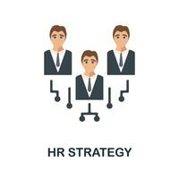Hr Strategy icon. Simple element from human resources collection. Creative Hr Strategy icon for web design, templates, infographics and more vector