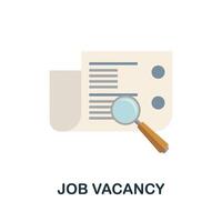 Job Vacancy icon. Simple element from human resources collection. Creative Job Vacancy icon for web design, templates, infographics and more vector