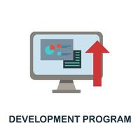 Development Program icon. Simple element from human resources collection. Creative Development Program icon for web design, templates, infographics and more vector