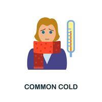 Common Cold icon. Simple element from health diseases collection. Creative Common Cold icon for web design, templates, infographics and more vector