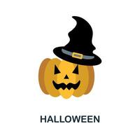 Halloween icon. Monochrome simple Halloween icon for templates, web design and infographics vector
