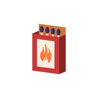 Matches icon. Simple element from grill and barbecue collection. Creative Matches icon for web design, templates, infographics and more vector