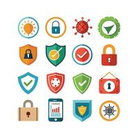 Security Icon Set Collection Illustration vector