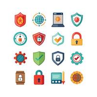 Security Icon Set Collection Illustration vector