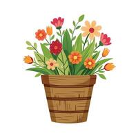 Flowerpot Houseplant Illustration vector
