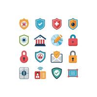 Security Icon Set Collection Illustration vector