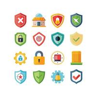 Security Icon Set Collection Illustration vector