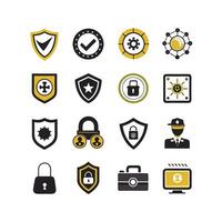 Security Icon Set Collection Illustration vector