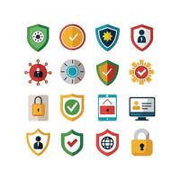 Security Icon Set Collection Illustration vector