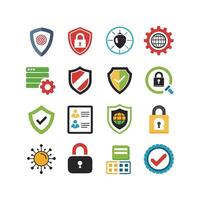 Security Icon Set Collection Illustration vector
