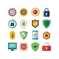 Security Icon Set Collection Illustration vector