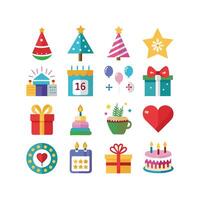 Holiday and Event Icon Set Collection IllustrationHoliday and Event Icon Set Collection Illustration vector
