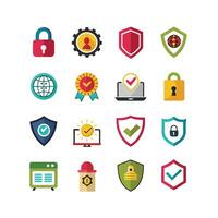 Security Icon Set Collection Illustration vector