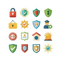 Security Icon Set Collection Illustration vector