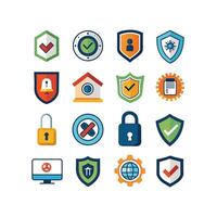 Security Icon Set Collection Illustration vector