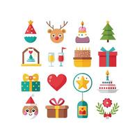 Holiday and Event Icon Set Collection IllustrationHoliday and Event Icon Set Collection Illustration vector