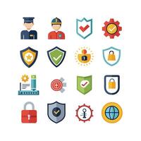 Security Icon Set Collection Illustration vector