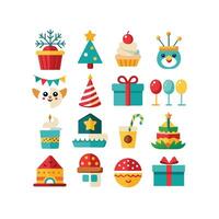 Holiday and Event Icon Set Collection IllustrationHoliday and Event Icon Set Collection Illustration vector