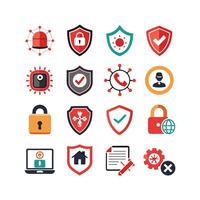 Security Icon Set Collection Illustration vector