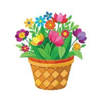 Flowerpot Houseplant Illustration vector