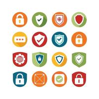 Security Icon Set Collection Illustration vector