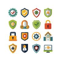 Security Icon Set Collection Illustration vector