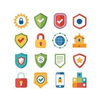 Security Icon Set Collection Illustration vector