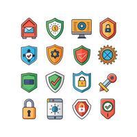 Security Icon Set Collection Illustration vector