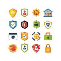 Security Icon Set Collection Illustration vector