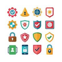 Security Icon Set Collection Illustration vector