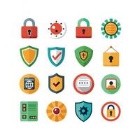 Security Icon Set Collection Illustration vector