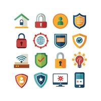 Security Icon Set Collection Illustration vector