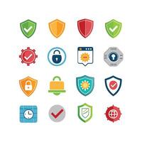 Security Icon Set Collection Illustration vector