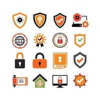 Security Icon Set Collection Illustration vector