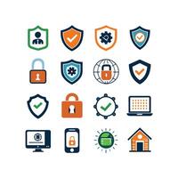 Security Icon Set Collection Illustration vector