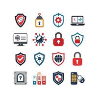 Security Icon Set Collection Illustration vector