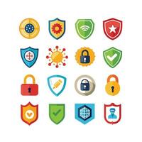 Security Icon Set Collection Illustration vector
