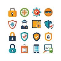 Security Icon Set Collection Illustration vector