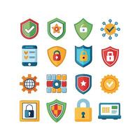 Security Icon Set Collection Illustration vector