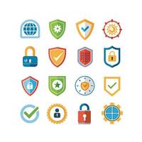 Security Icon Set Collection Illustration vector