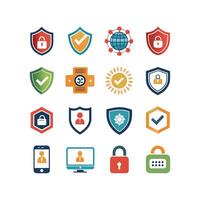 Security Icon Set Collection Illustration vector