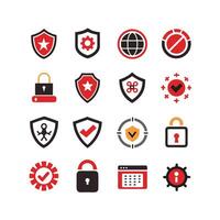 Security Icon Set Collection Illustration vector