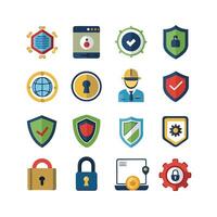 Security Icon Set Collection Illustration vector