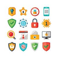 Security Icon Set Collection Illustration vector