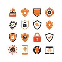 Security Icon Set Collection Illustration vector